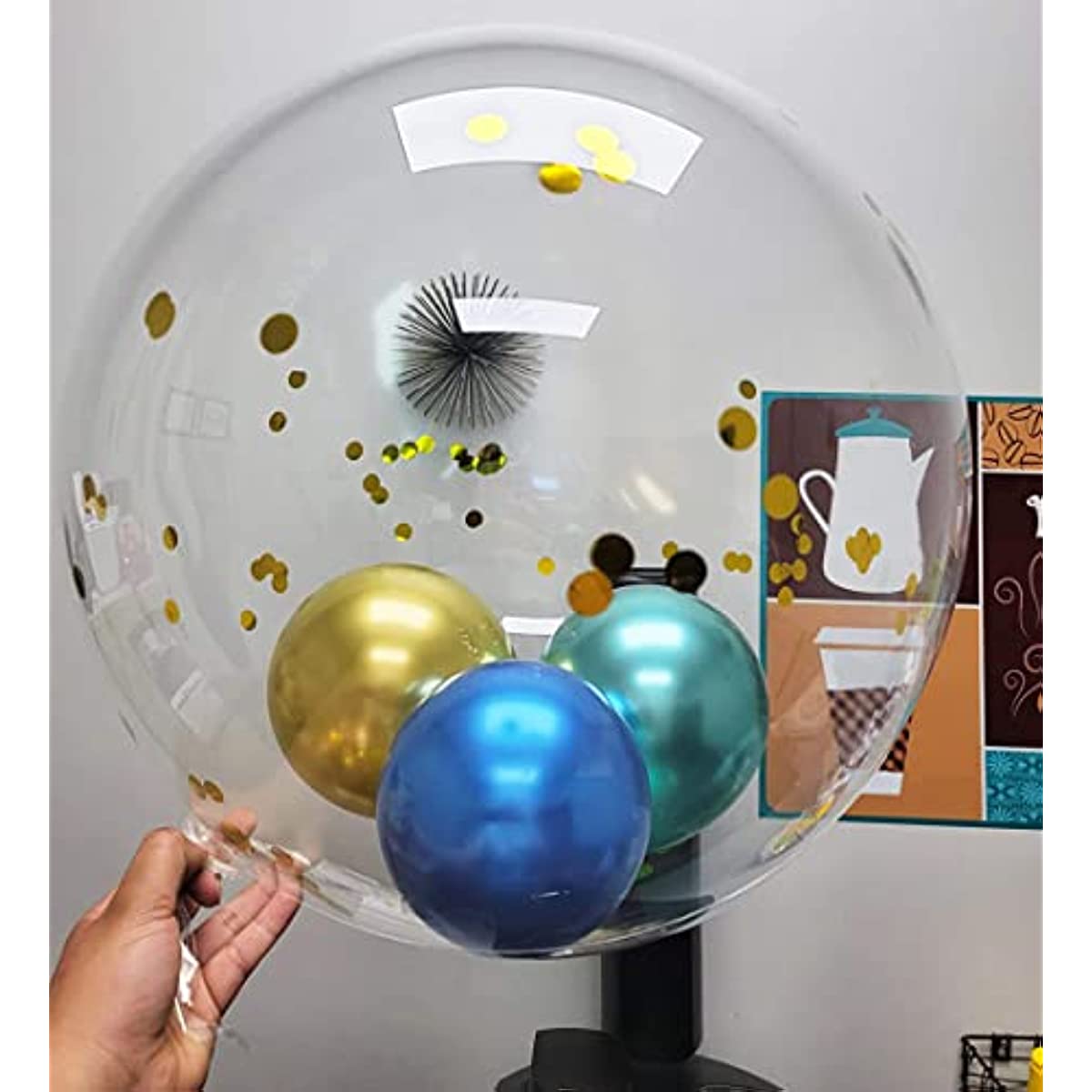 Stuffing Bubble Balloons DIY Deco Bubble Balloon 